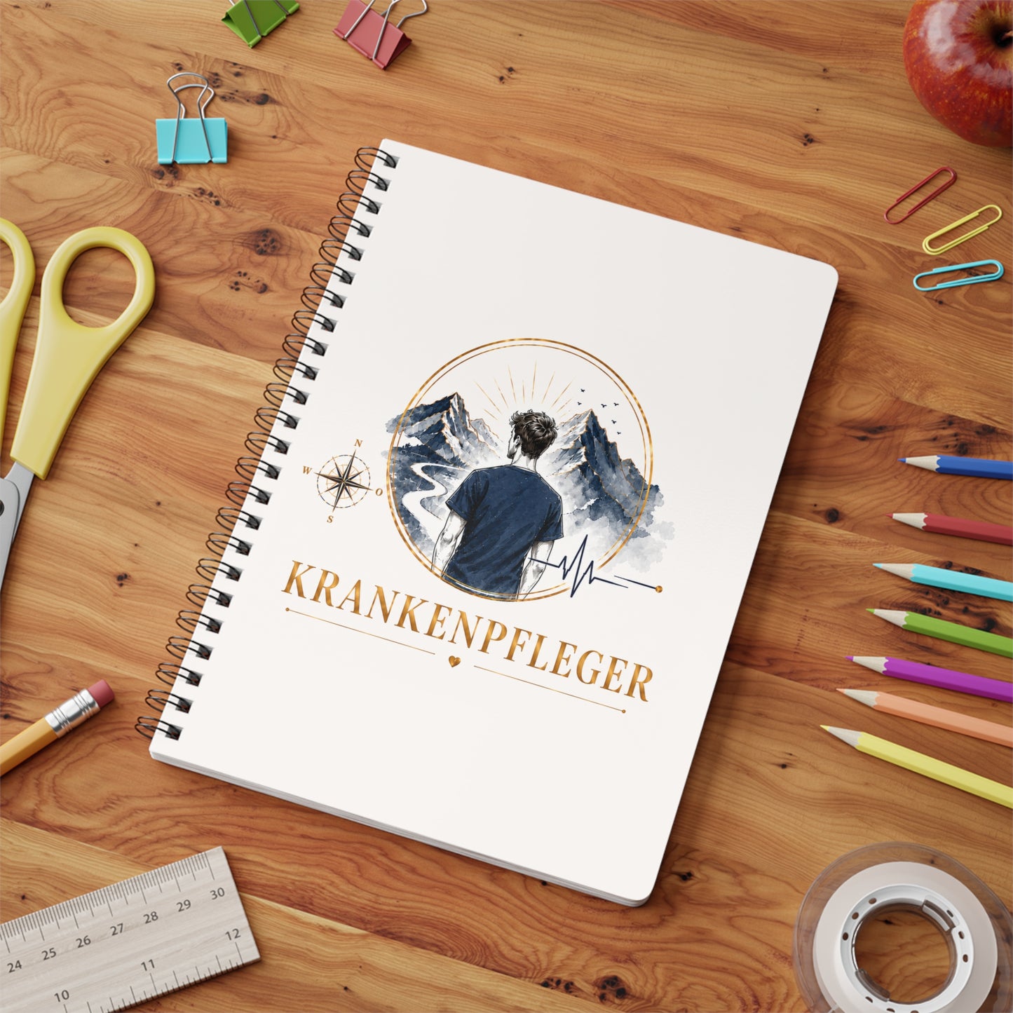 A5 Spiralblock - Krankenpfleger
