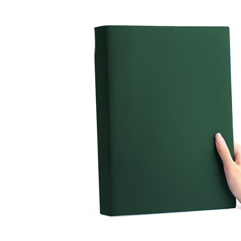 Notebook Thickened Notepad Soft Leather Blank