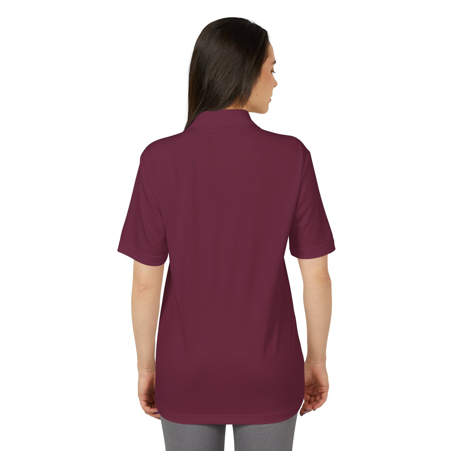 Caduceus Medical Polo Shirt — White Performance Workwear