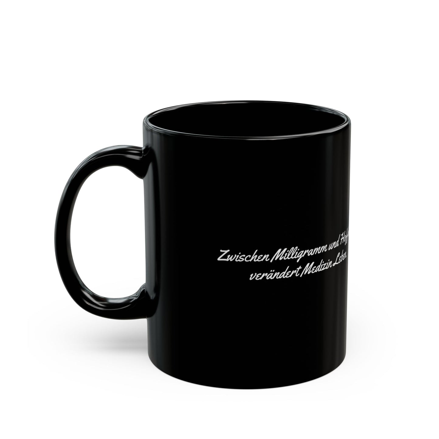 Pillen Keramiktasse Schwarz