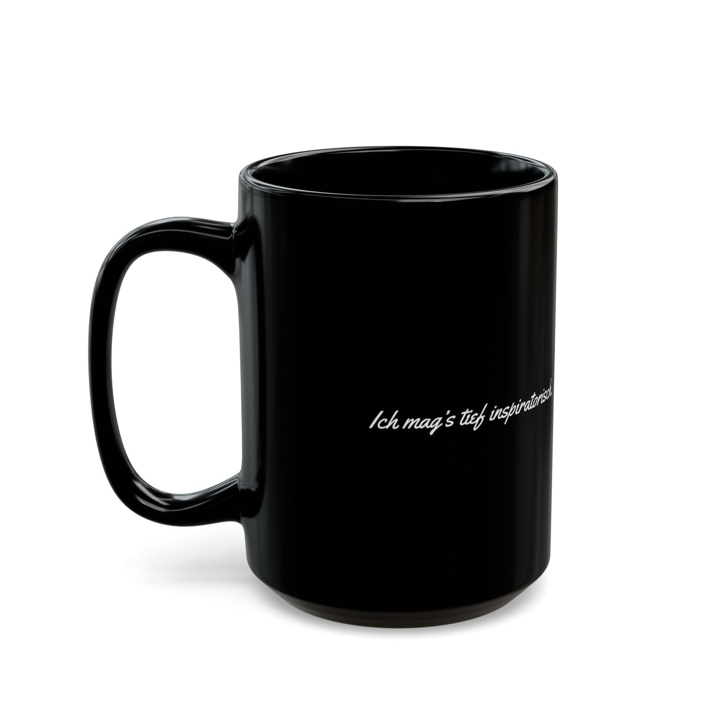 Lungen Keramiktasse Schwarz
