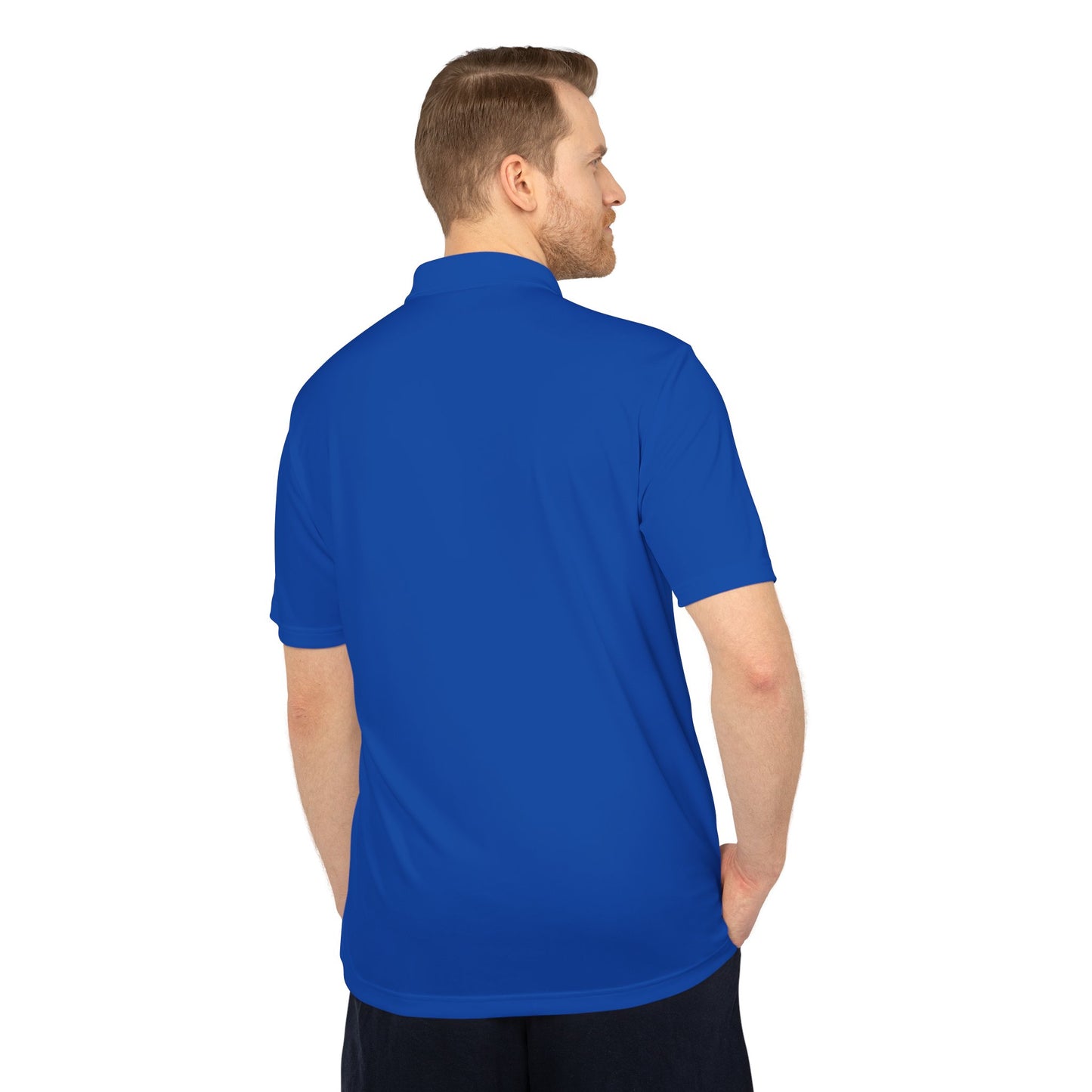 Caduceus Medical Polo Shirt — White Performance Workwear
