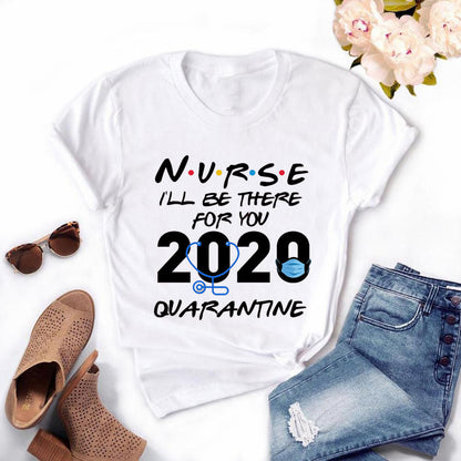 The most beautiful nurse head print short sleeve
