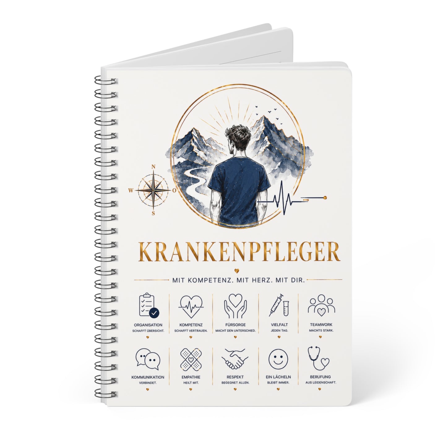 A5 Spiralblock- Krankenpfleger