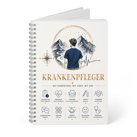A5 Spiralblock- Krankenpfleger
