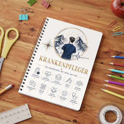 A5 Spiralblock- Krankenpfleger