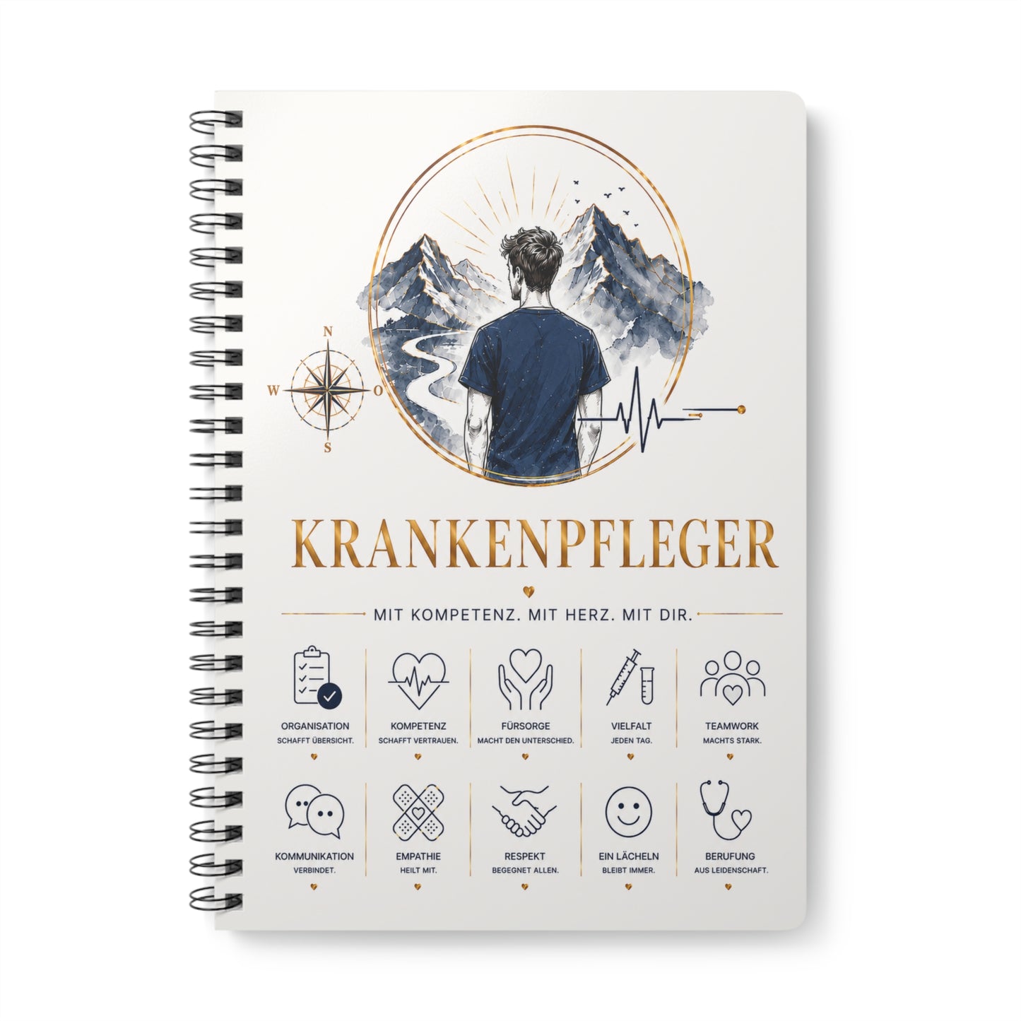 A5 Spiralblock- Krankenpfleger
