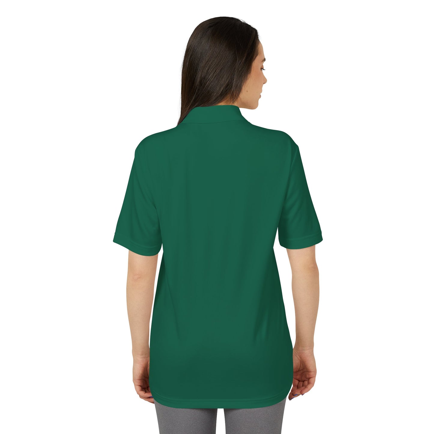 Caduceus Medical Polo Shirt — White Performance Workwear