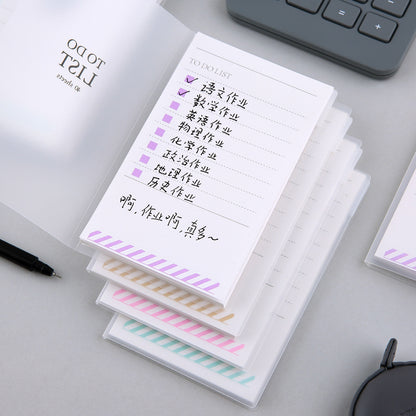 PP Frosted Notebook With Tearable Notes