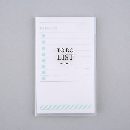 PP Frosted Notebook With Tearable Notes