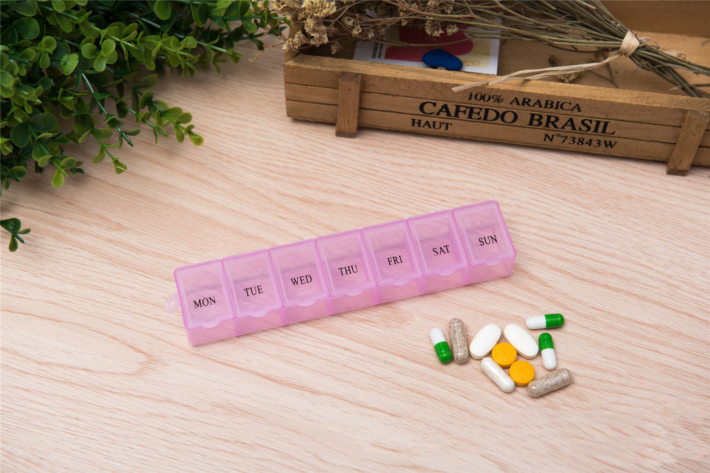 7-Tage Pillendose mit 7 Fächern