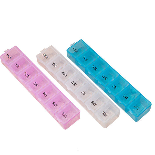 7-Tage Pillendose mit 7 Fächern