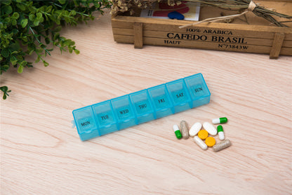 7-Tage Pillendose mit 7 Fächern
