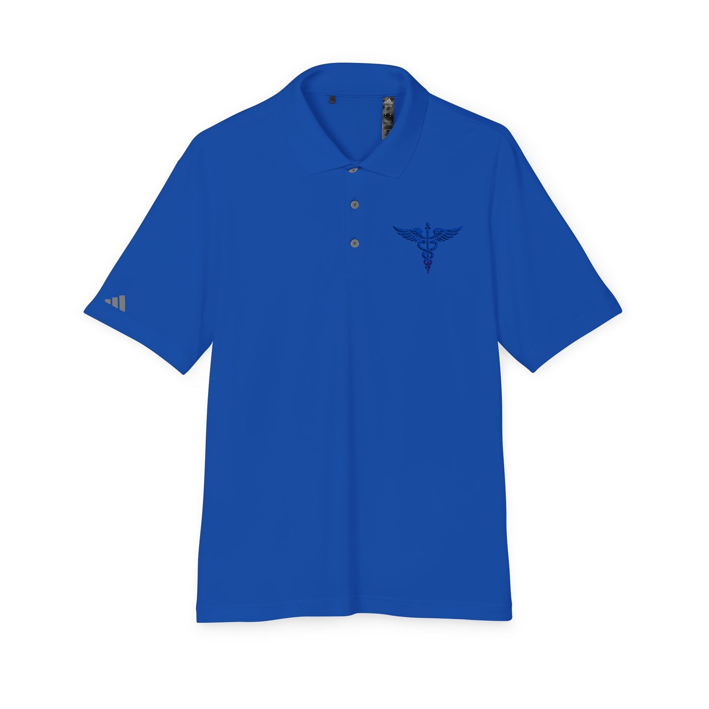 Caduceus Medical Polo Shirt — White Performance Workwear