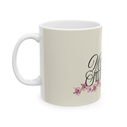 Keramiktasse für Medizin Studenten – Florale Geschenkidee
