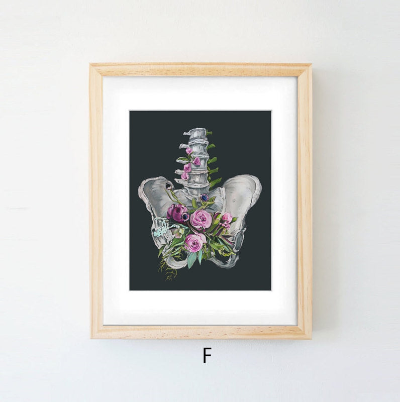 Anatomy Art Canvas Painting Human Organs Painting