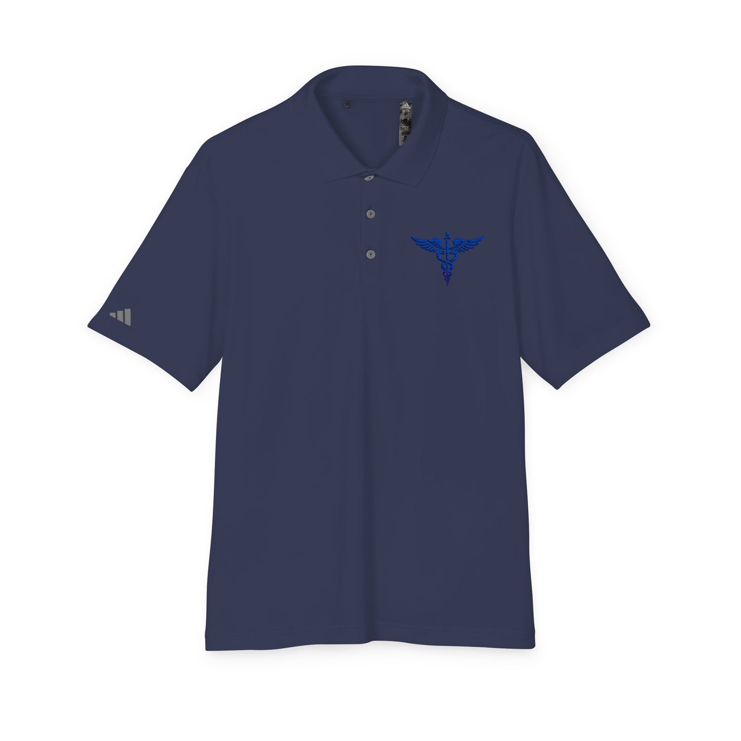 Caduceus Medical Polo Shirt — White Performance Workwear