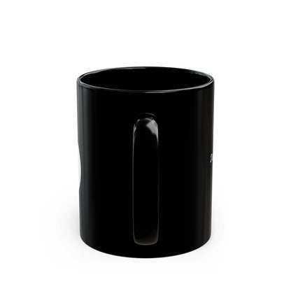 Magen Keramiktasse Schwarz