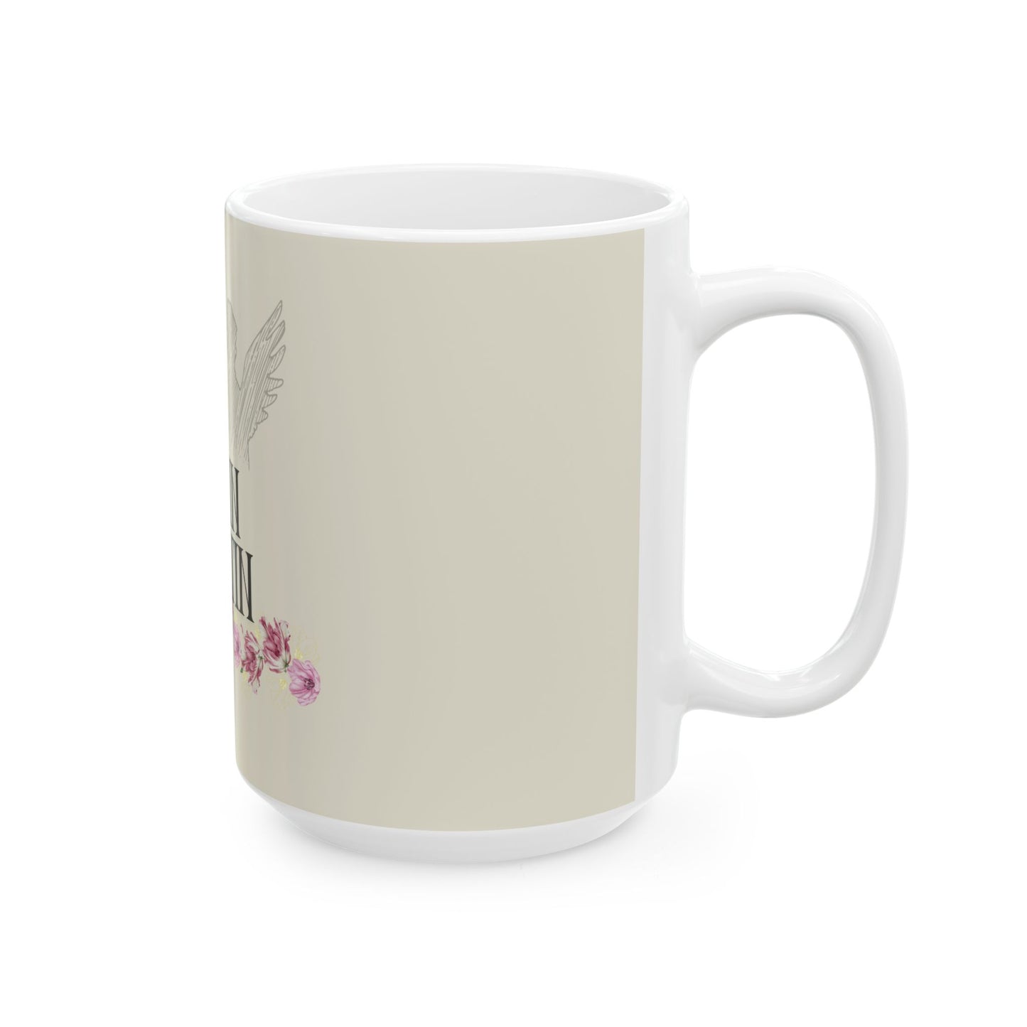 Keramiktasse für Medizin Studenten – Florale Geschenkidee