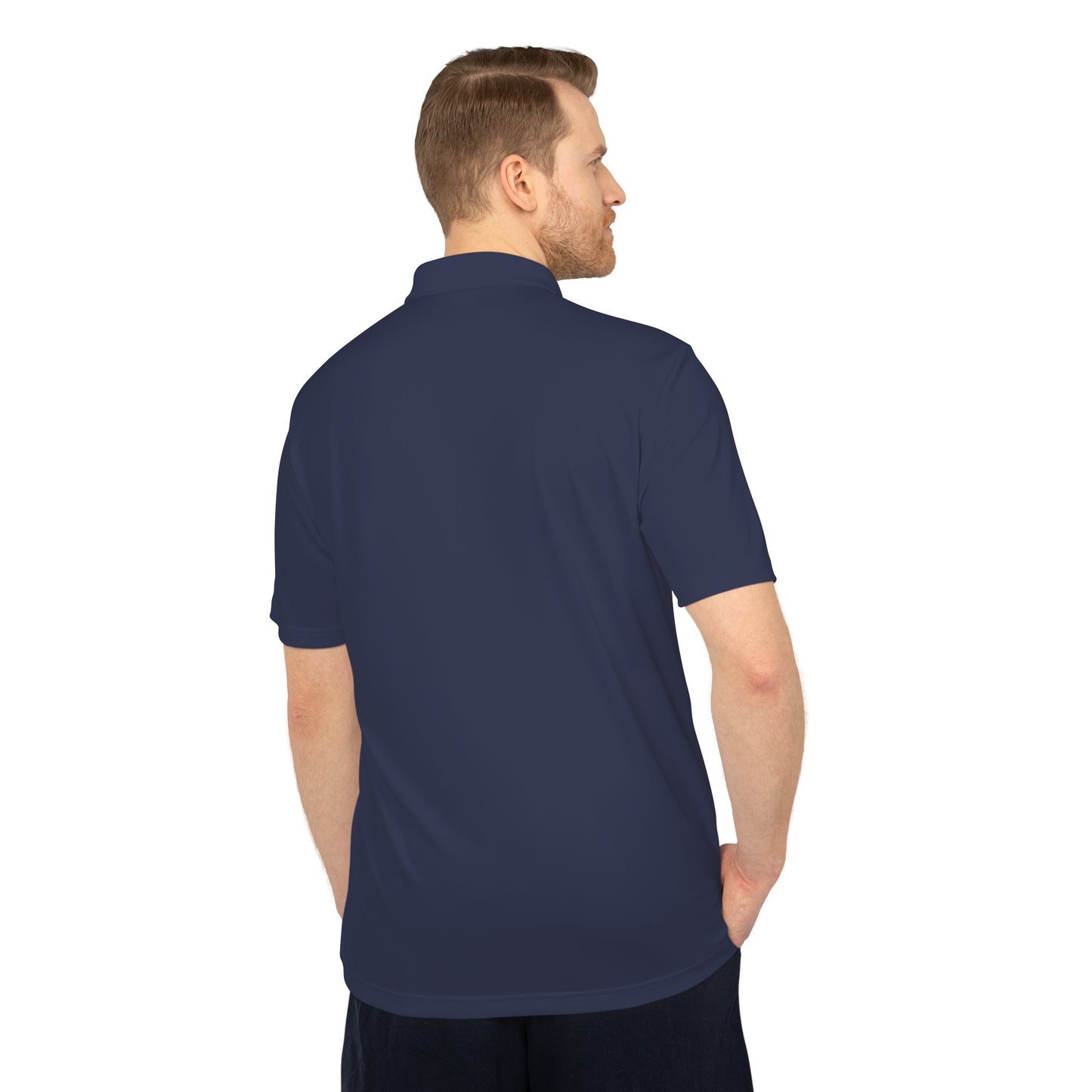 Caduceus Medical Polo Shirt — White Performance Workwear