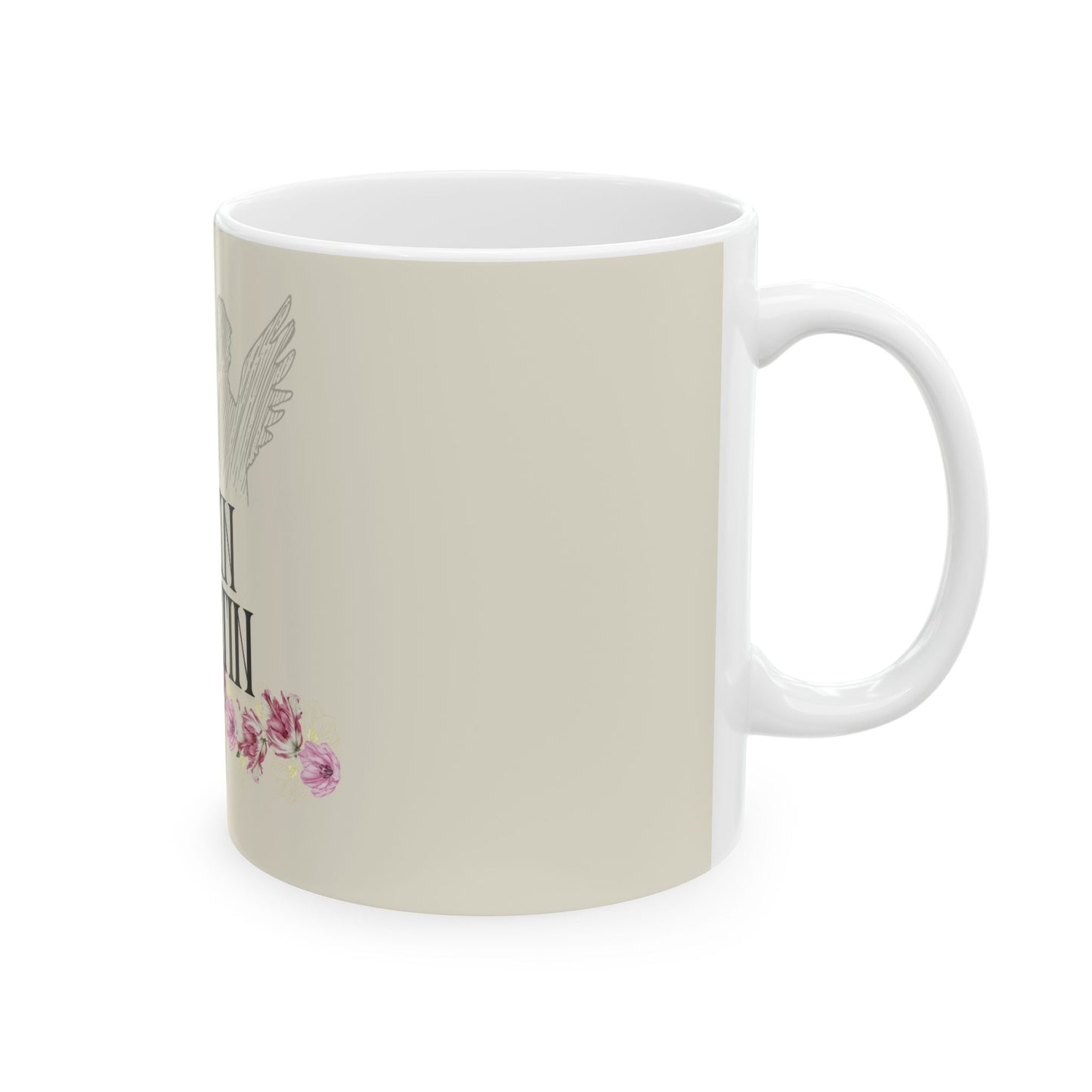 Keramiktasse für Medizin Studenten – Florale Geschenkidee