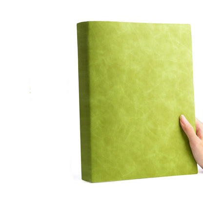 Notebook Thickened Notepad Soft Leather Blank