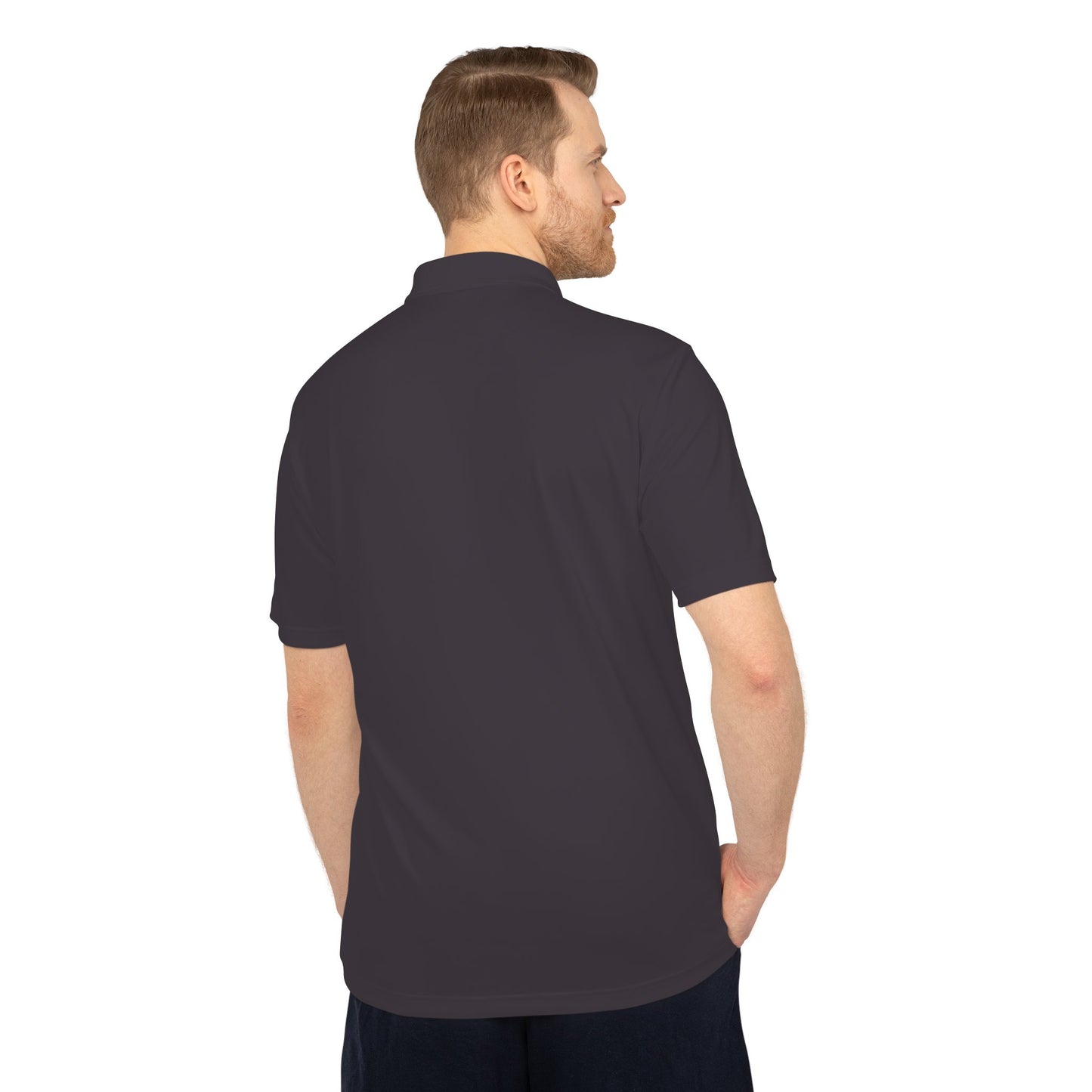 Caduceus Medical Polo Shirt — White Performance Workwear