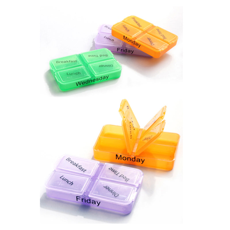 Medikamenten Organizer mit 7 Ebenen für Tabletten & Vitamine