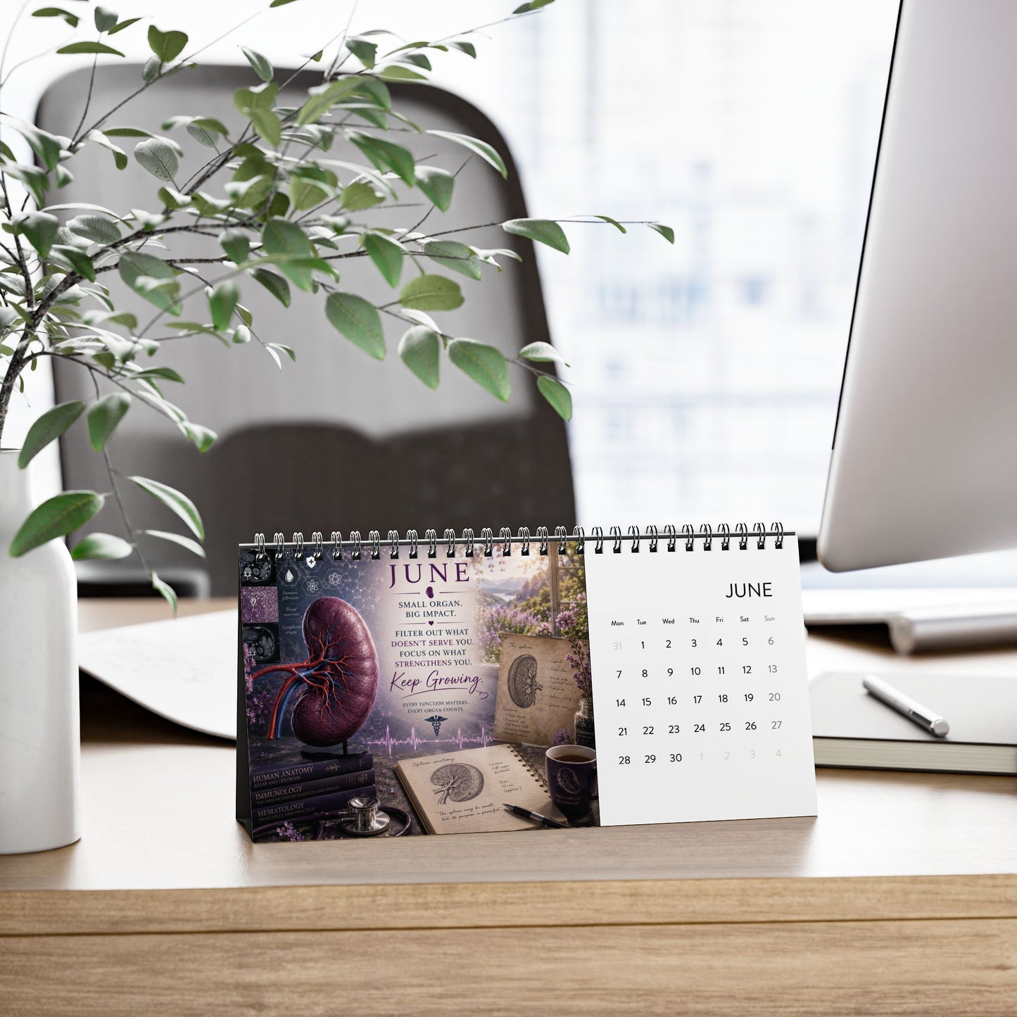 Anatomie Tischkalender 2027