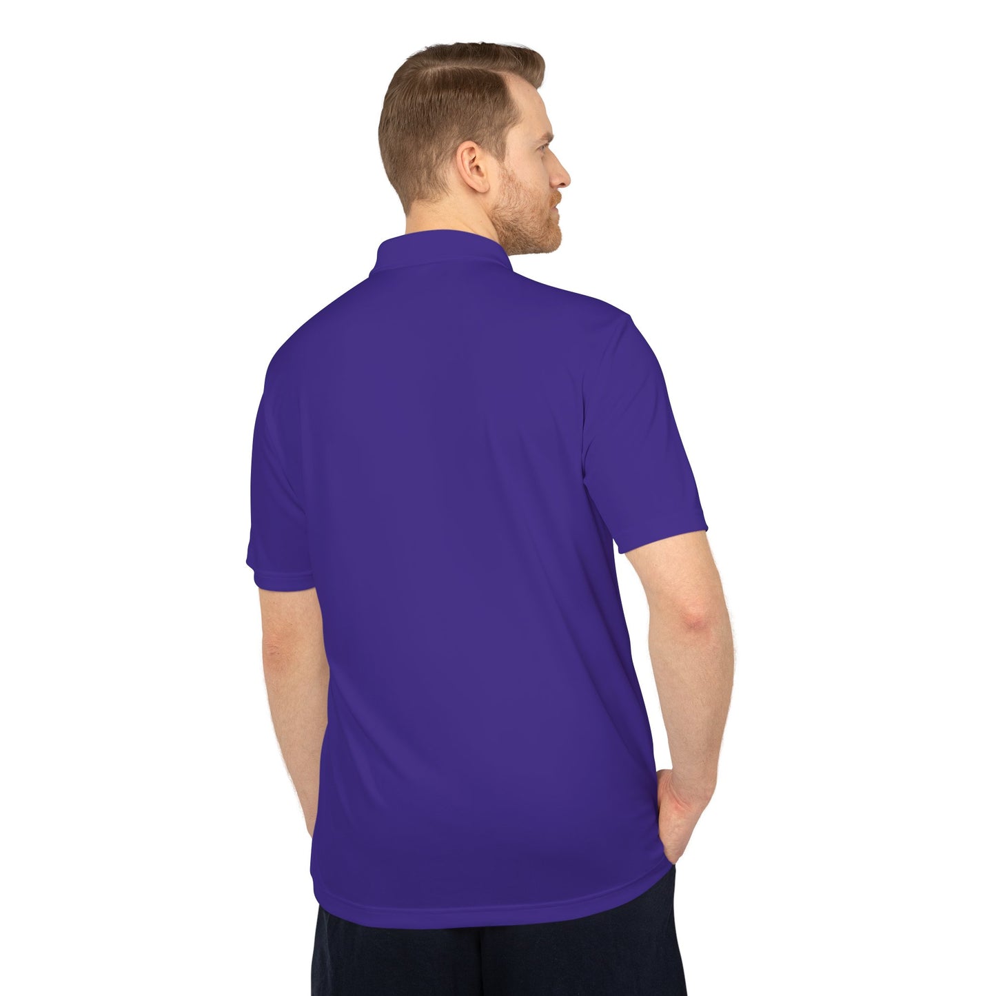 Caduceus Medical Polo Shirt — White Performance Workwear