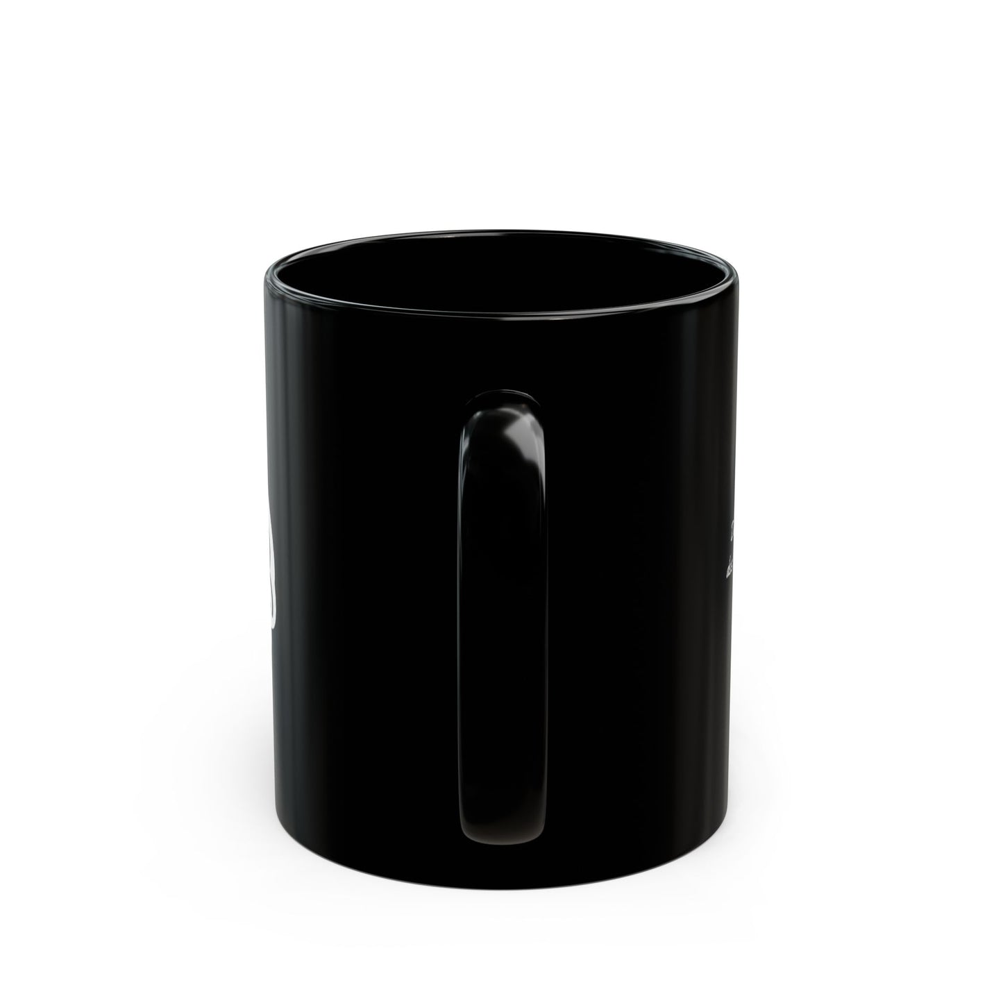 Gehirn Keramiktasse Schwarz