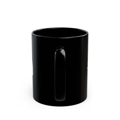 Gehirn Keramiktasse Schwarz