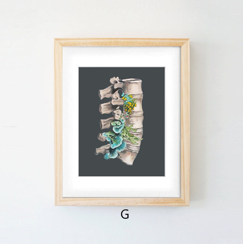 Anatomy Art Canvas Painting Human Organs Painting