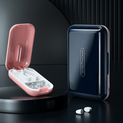 Mini Tablettenteiler mit Aufbewahrungsfach