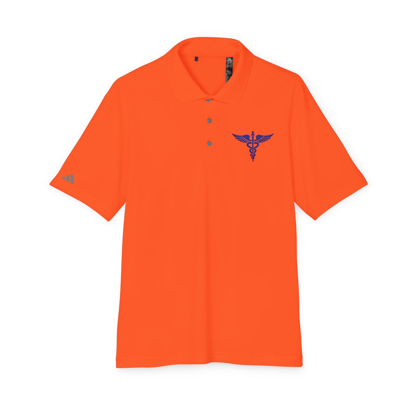 Caduceus Medical Polo Shirt — White Performance Workwear