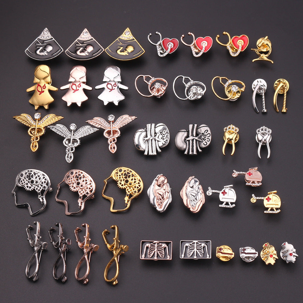 Fashion Trendy Temperament Medical Device Small Brooch