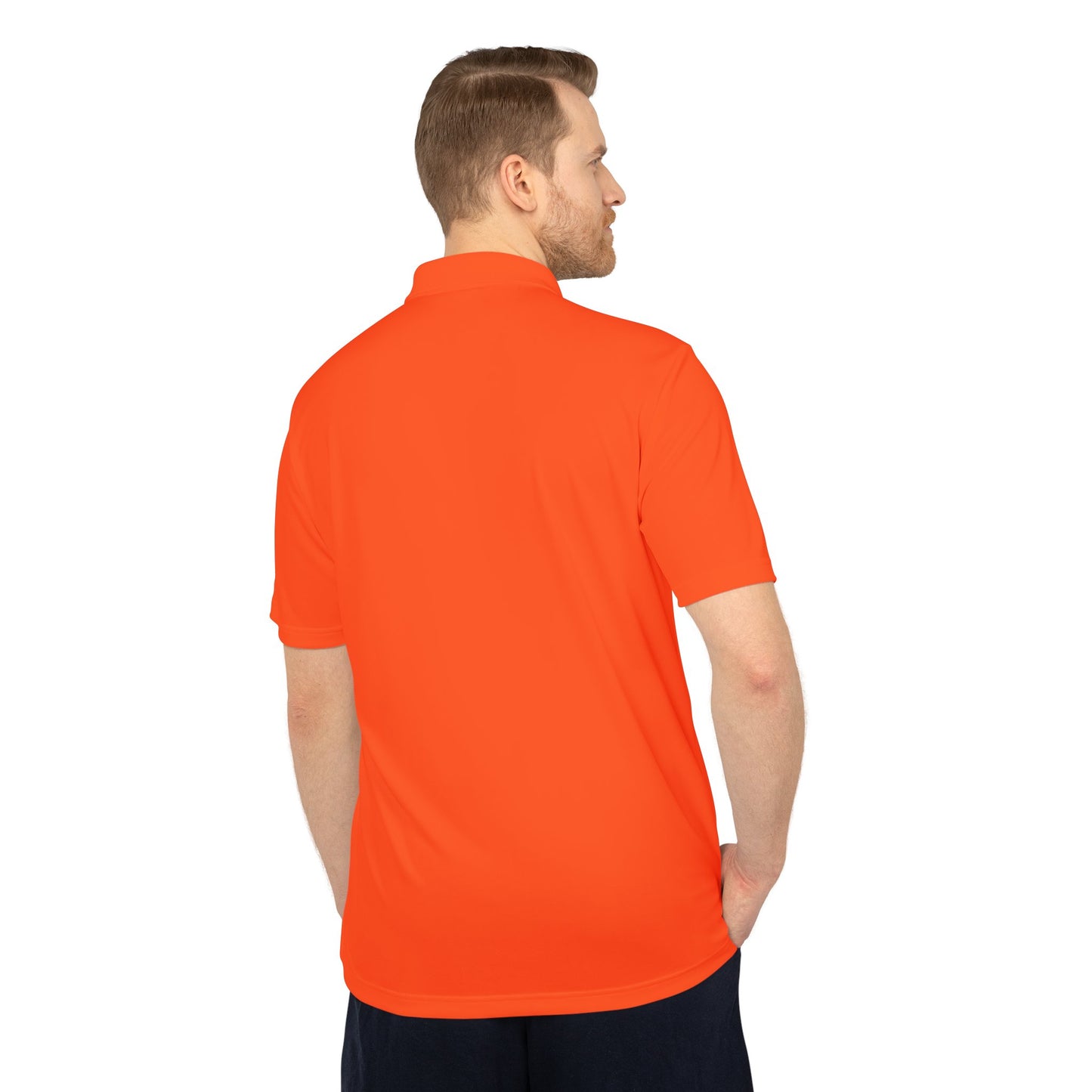 Caduceus Medical Polo Shirt — White Performance Workwear