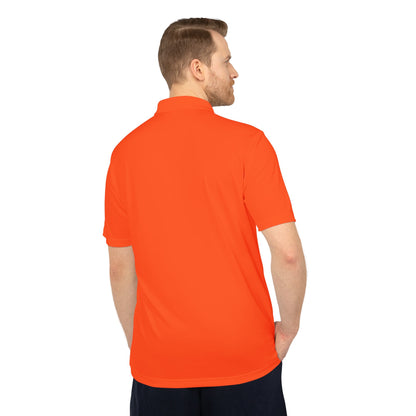 Caduceus Medical Polo Shirt — White Performance Workwear