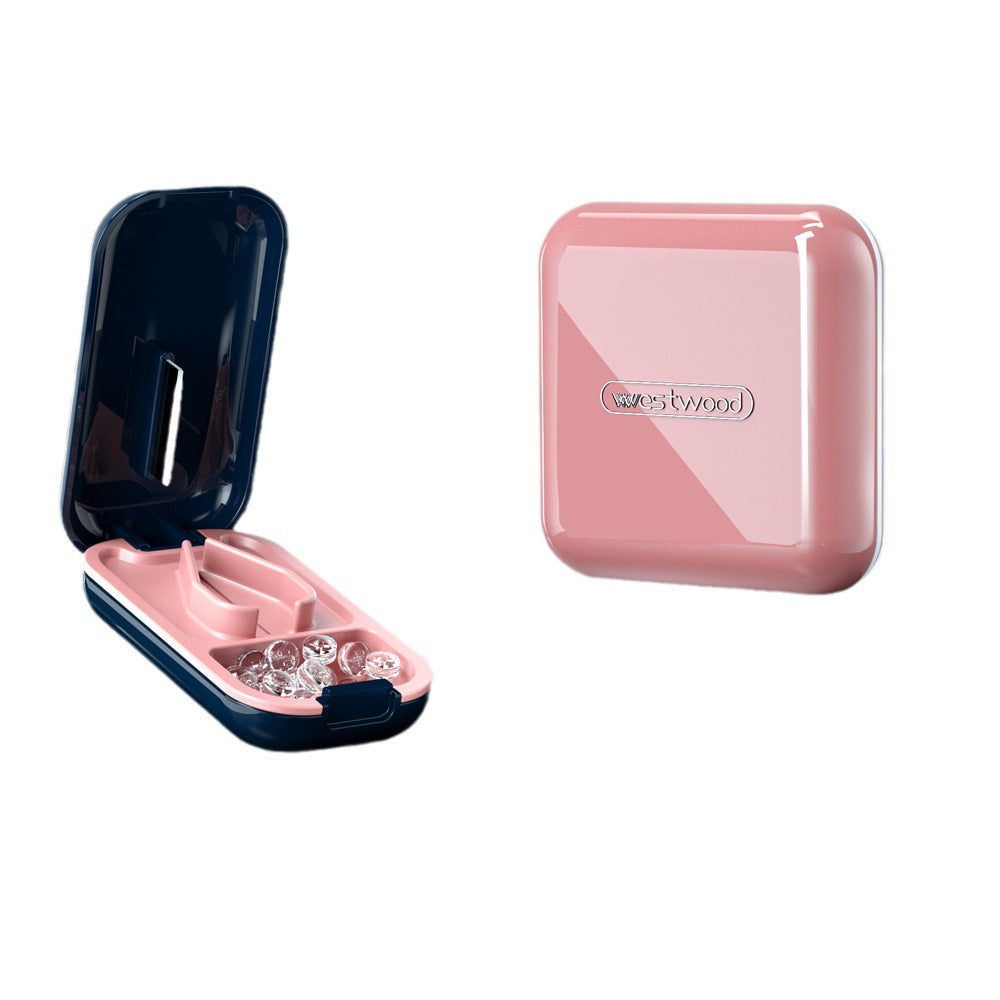 Mini Tablettenteiler mit Aufbewahrungsfach