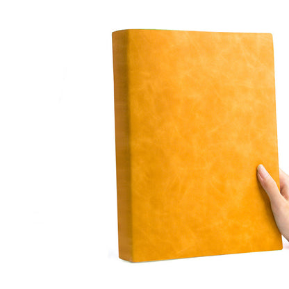 Notebook Thickened Notepad Soft Leather Blank