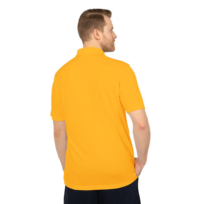 Caduceus Medical Polo Shirt — White Performance Workwear