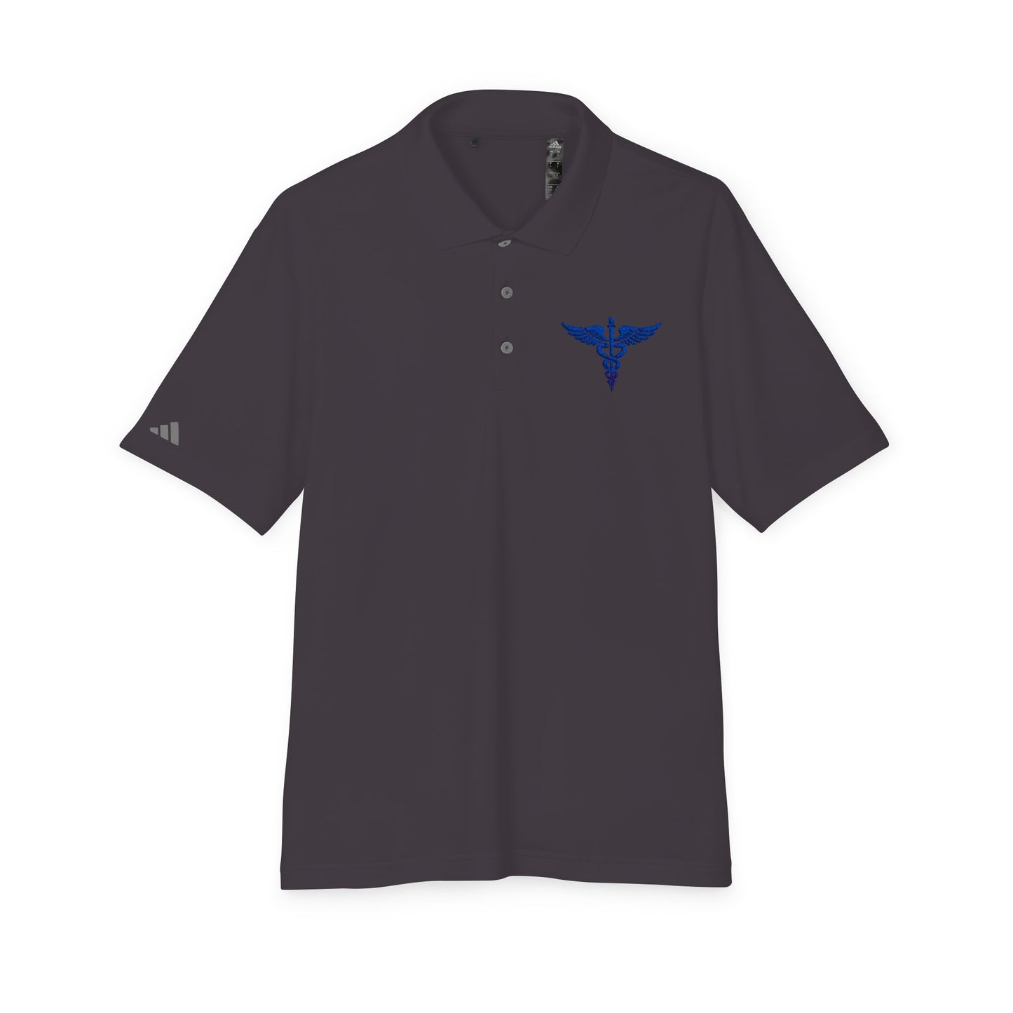 Caduceus Medical Polo Shirt — White Performance Workwear