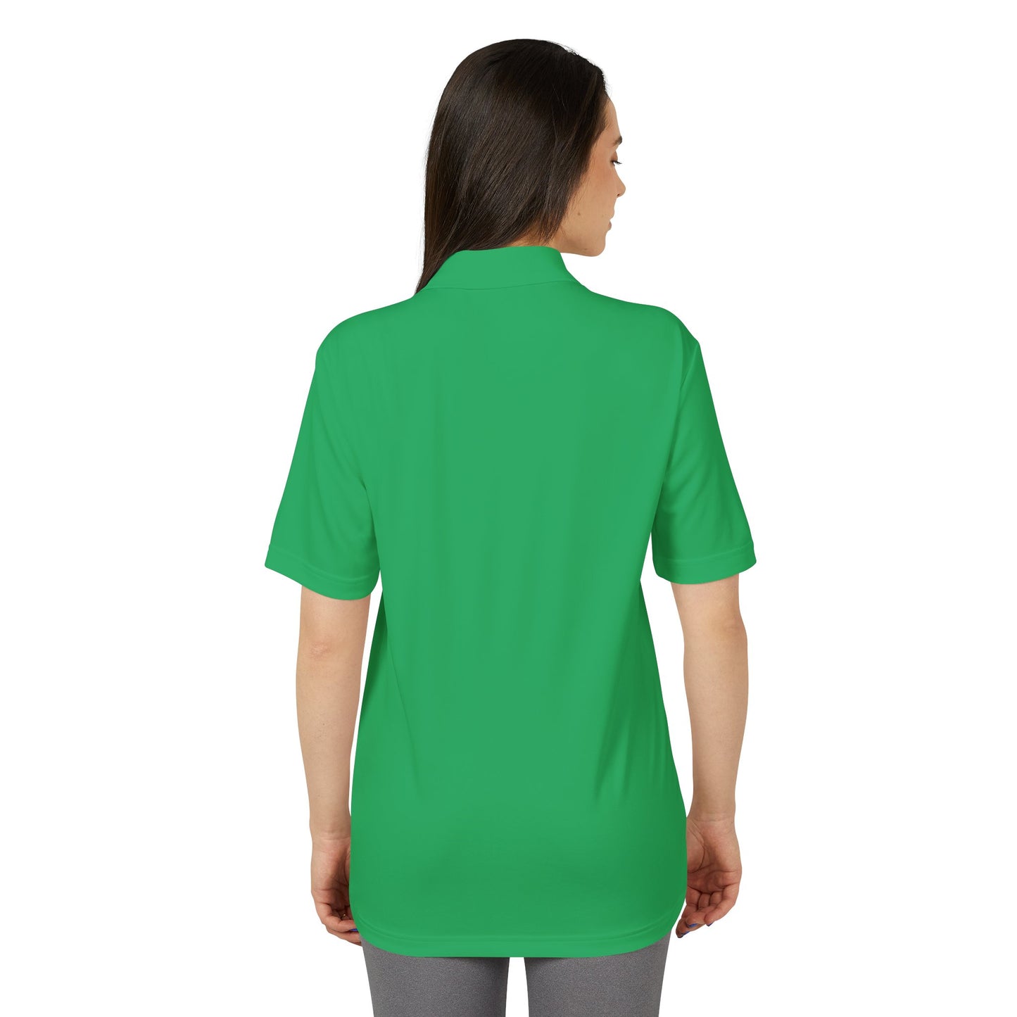 Caduceus Medical Polo Shirt — White Performance Workwear
