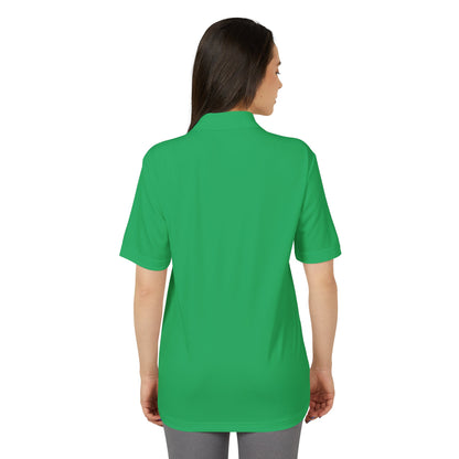 Caduceus Medical Polo Shirt — White Performance Workwear