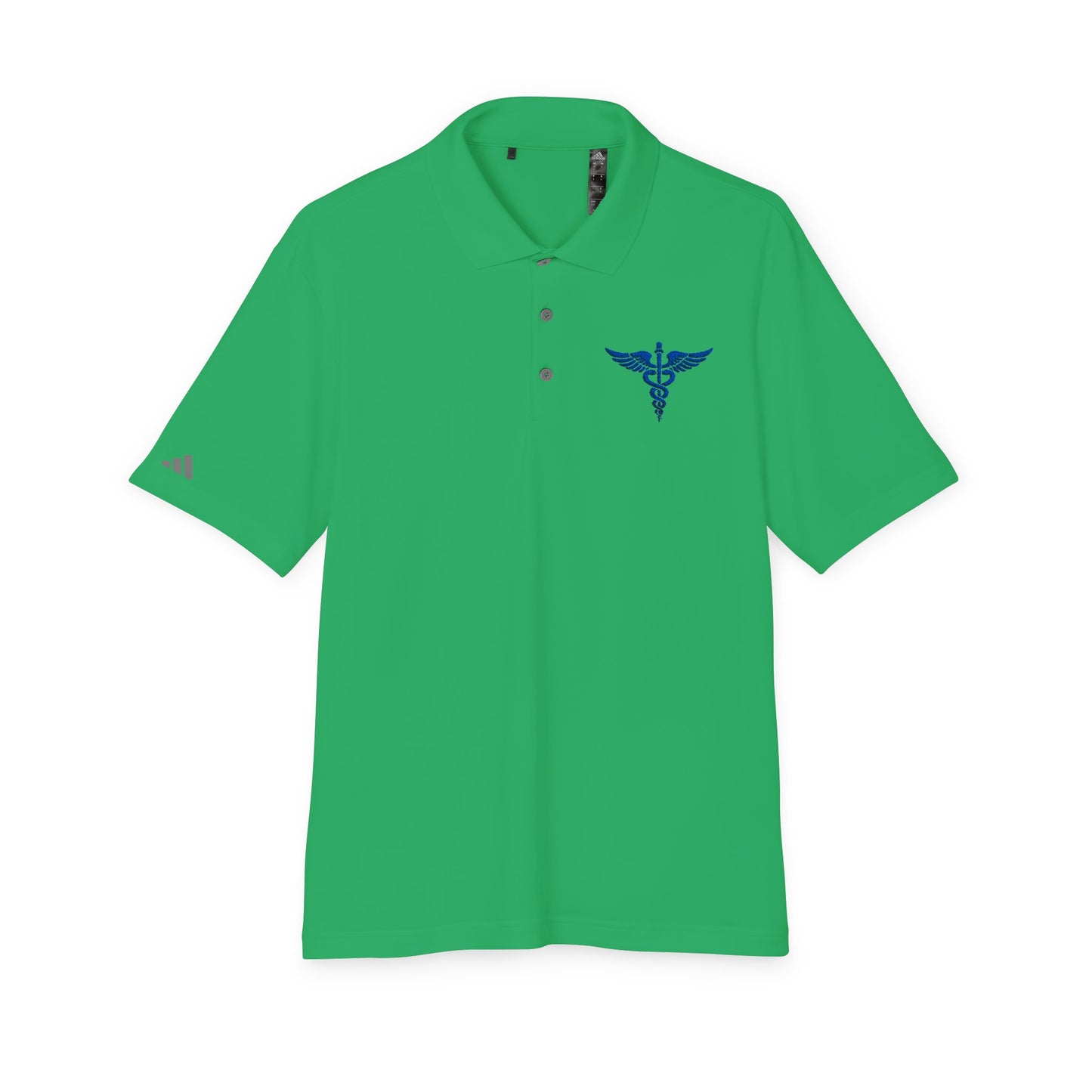 Caduceus Medical Polo Shirt — White Performance Workwear