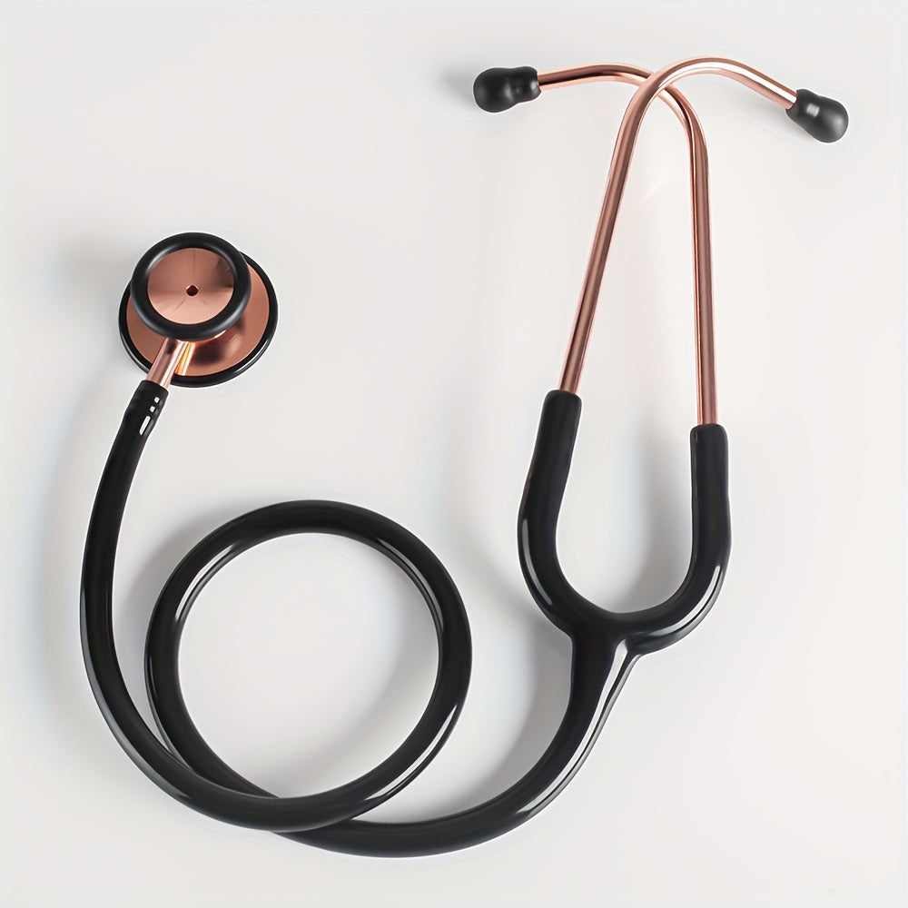 Premium Stethoskop Schwarz-Gold