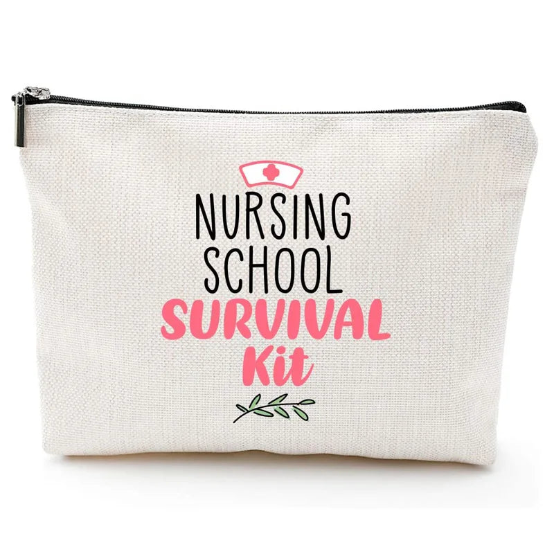 Nurse Week Christmas graduation birthday Christmas Nursing School Student Teacher Practitioner Survival Kit Makeup Gift Bag