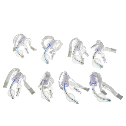 BamuCare 3PCS/5PCS Tracheostomy Tube Medical Grade PVC EO Sterilized Disposable Standard Tracheostomy Tube with Cuff