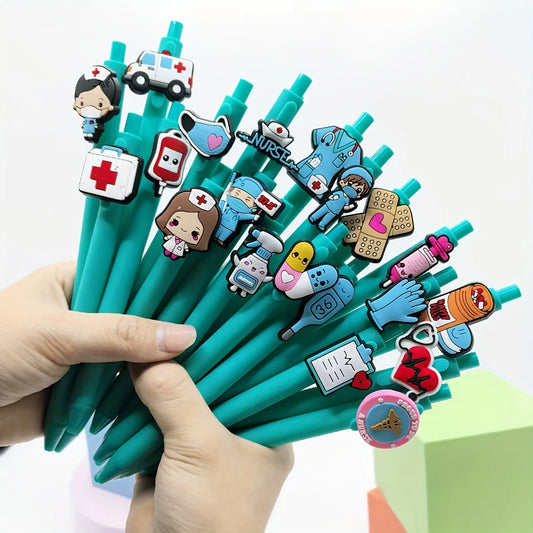 20/30/5pcs Nurse Doctor Writing Gel Pens Medical Record Pen Nurses Day Gift Pen Random Styles