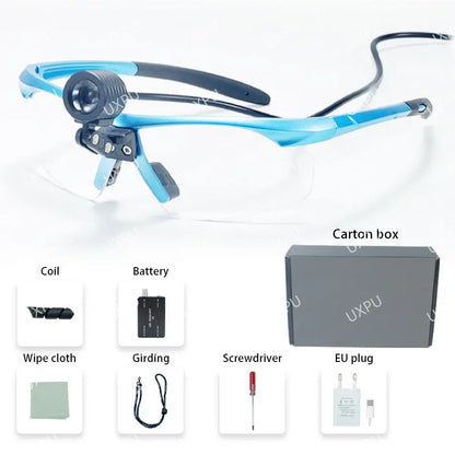 Dental Surgery Head Mounted Headlights, Glasses Style Medical Equipment, Oral Medical Lighting